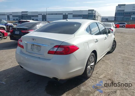 2013 Infiniti M37 z USA, uszkodzony, nr VIN JN1BY1AP1DM513102